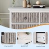 Jojoka Fluted Dresser for Bedroom with 6 Drawers, 47 Inch Wide Multi-Functional Anti-Tip Storage Cabinet - 4 of 4