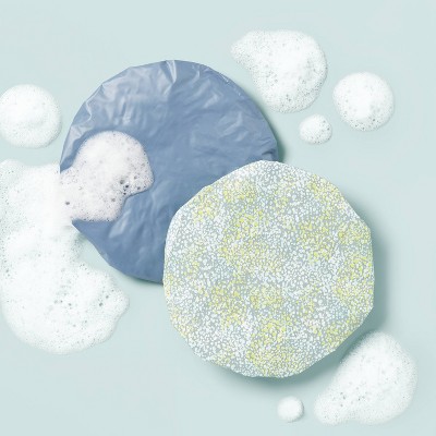 2pc Plastic Reusable Shower Cap  - up&up - image 2