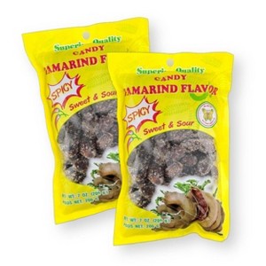 Butterfly Brand Thai Sweet & Sour Tamarind Candy with Chili Snack Whole Pod Spicy 7 Oz. /200 G. (Pack of 2) - 1 of 4