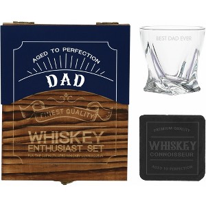Pavilion Gift Company - Dad - Rocks Glass Gift Box - Drinkware - 1 of 1