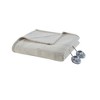Fleece to Faux-Shearling Heated Blanket with 10 Heat Settings, 1-12 Hour Timer, Soft, Cozy,Tan,Queen - 3 of 4