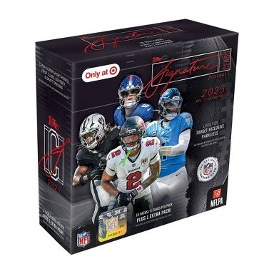 2025 Topps Target Exclusive NFL Signature Class Football Trading Card Mega Box