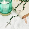Juvale 12 Pack Rosary Beads, Catholic for Women Men, Assorted Crucifix Pendant Designs (6 Colors) - 2 of 4