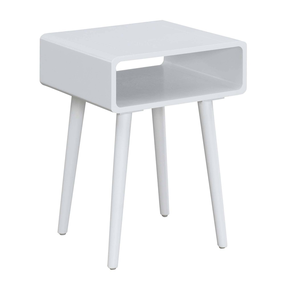 Photos - Coffee Table Napa Valley End Table with Shelf White - Breighton Home