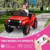 12V Kids Electric Car, 4 Wheeler Electric Vehicles with Remote Control, Spring Suspension, 3 Speeds - 3 of 4