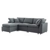 NicBex Modern 104.3" Sectional Sofa Modular L Shape Sofa Couch with Removable Ottoman for Living Room Apartment - 4 of 4
