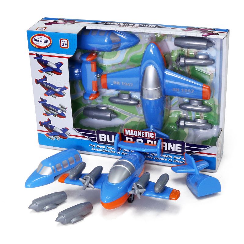 Popular Playthings Magnetic Build-a-Truck Plane, 1 of 4