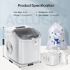 Kismile Ice Maker 26-lbs. Ice Per day Countertop or portable - 3 of 4