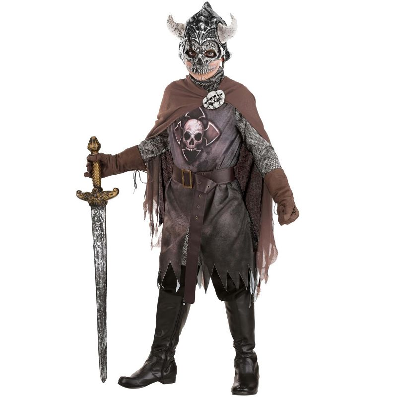 HalloweenCostumes.com Boy's Dread Knight Costume, 3 of 4