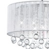 CWI Lighting Water Drop 6 Light Drum Shade Chandelier With Chrome Finish - 3 of 4
