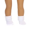 Sophia’s Ribbed Fold Over Cuff Crew Socks for 18" Dolls, White - 3 of 4