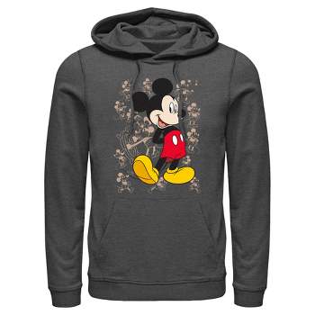 Men's Mickey & Friends Many Retro Poses Pull Over Hoodie