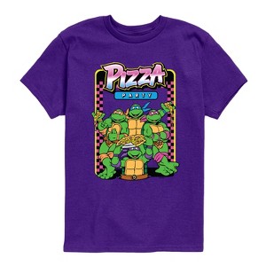 Boys' - Teenage Mutant Ninja Turtles - Faux Arcade Short Sleeve Graphic T-Shirt - 1 of 3
