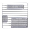 Mesh Additional Wall Organization Tools Silver - Brightroom™: Steel Desk & File Organizer for Office Supplies - 2 of 4