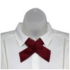 Women's Solid Color 1.75" W x Up to 19" L Crossover Tie Uniform Adjustable Neck tie - 2 of 3