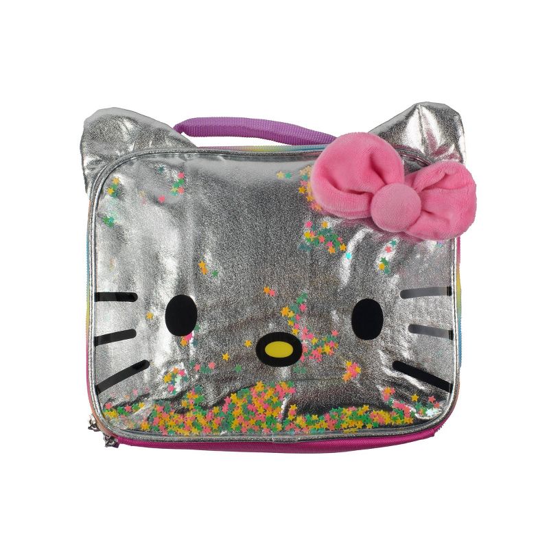 Hello Kitty Kids&#39; Square Lunch Box and Bag - Pink, 1 of 9