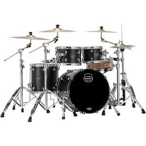 Mapex Saturn Fusion 4-Piece Shell Pack With 20" Bass Drum Satin Black - 1 of 3