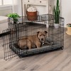 FurHaven Faux Lambswool Bolster Crate Pet Bed - 4 of 4