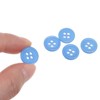 Unique Bargains Sewing Resin Round Flat 4-Hole Replacement Craft Buttons 20 Pcs - 4 of 4