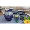 Blue Rose Polish Pottery 1160 Zaklady Pitcher - 3 of 4
