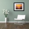 Trademark Fine Art -Chris Moyer 'Pacific Sunset' Matted Framed Art - 3 of 4