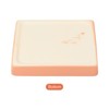Unique Bargains Indoor Ceramic Square Plant Pot Saucers Tray 2 Pcs - 4 of 4
