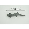 Collectible Wildlife Gifts | Salamander, Gray, Amphibian, Axolotl, Water Dog,  High Quality, Hand Painted, Hard Rubber, Toy, Gift, 3 1/4" CH294 BB179 - 3 of 4