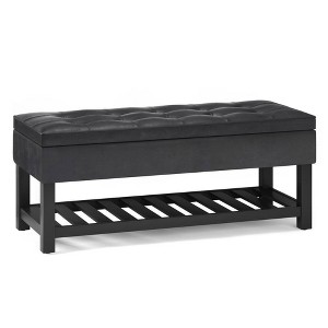 44" Essex Storage Ottoman Benches with Open Bottom - WyndenHall - 1 of 4