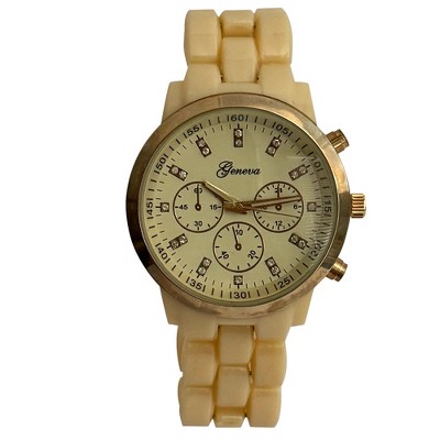 Olivia Pratt Tortoise Acrylic Band Women Watch