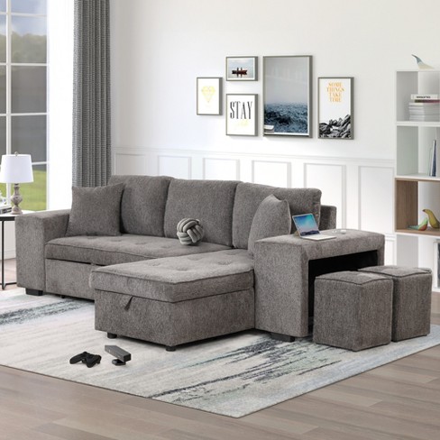 Sectional sleeper outlet couch