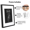 Americanflat Gallery-Style Picture Frame with Mat to Secure Artwork, Prints, and Photos - 4 of 4