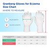AD Rescue Wear Eczema Hand Gloves- Nighttime Relief for Adults - Breathable, Comfortable Sleeping Gloves for Dry Hands (Extra Small) - 2 of 4