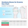 AD Rescue Wear Eczema Hand Gloves- Nighttime Relief for Adults - Breathable, Comfortable Sleeping Gloves for Dry Hands (Extra Large) - image 2 of 4