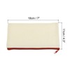 Unique Bargains Canvas Zipper Blank Home Office Travel File Bags 4 Pcs - 2 of 3