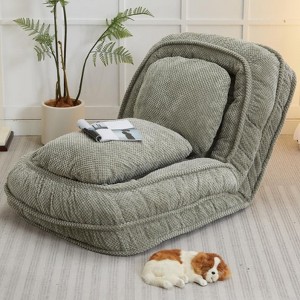 Angel Sar Adjustable Human Dog Bed for Adults, 5 Position Foldable Human Size Dog Bed, Extra Large Cloud Beds for Living Room & Bedroom, Green - 1 of 4