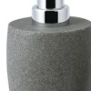 Charcoal Stone Soap/Lotion Dispenser Gray - Allure Home Creations - image 2 of 3