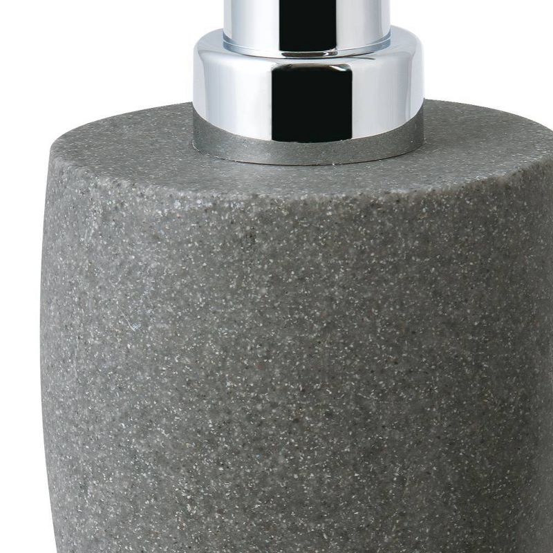 Charcoal Stone Soap/Lotion Dispenser Gray - Allure Home Creations, 3 of 5