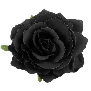 Unique Bargains Fabric Floral Wedding Party Rose Hair Clip Brooch 1 Pc - 1 of 4