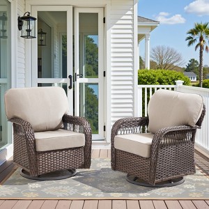 Buenhomino Outdoor Swivel Rocker Patio Chairs - 1 of 4
