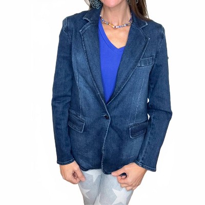 Women's Denim Blazer Jacket - RISEN