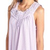 Casual Nights Women's Floral Embroidered/Lace Trim Sleeveless Nightgown - 4 of 4