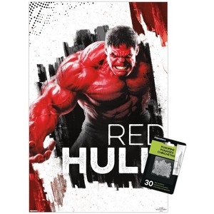 Trends International Marvel Captain America: Brave New World - Red Hulk Unframed Wall Poster Prints - 1 of 4