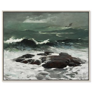 Art Remedy Summer Squall by Winslow Homer Classic Landscape and Portrait Wall Art Framed - 1 of 4