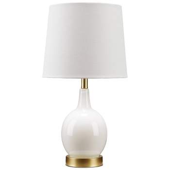 Arlomore Glass Table Lamp White - Signature Design by Ashley