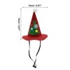 Unique Bargains Halloween Pet Headwear 5.91"x5.51" Red 1 Pc - 4 of 4
