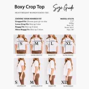 Simply Sage Market Embroidered Hawaii The Aloha State Boxy Crop Top - M - Ivory - 1 of 3