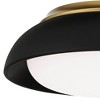 Minka Lavery Minka 12" Wide LED Black Finish Modern Flushmount Ceiling Light - 2 of 4
