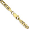 Black Bow Jewelry 4mm 10K Yellow Gold Hollow Anchor Chain Necklace - 4 of 4