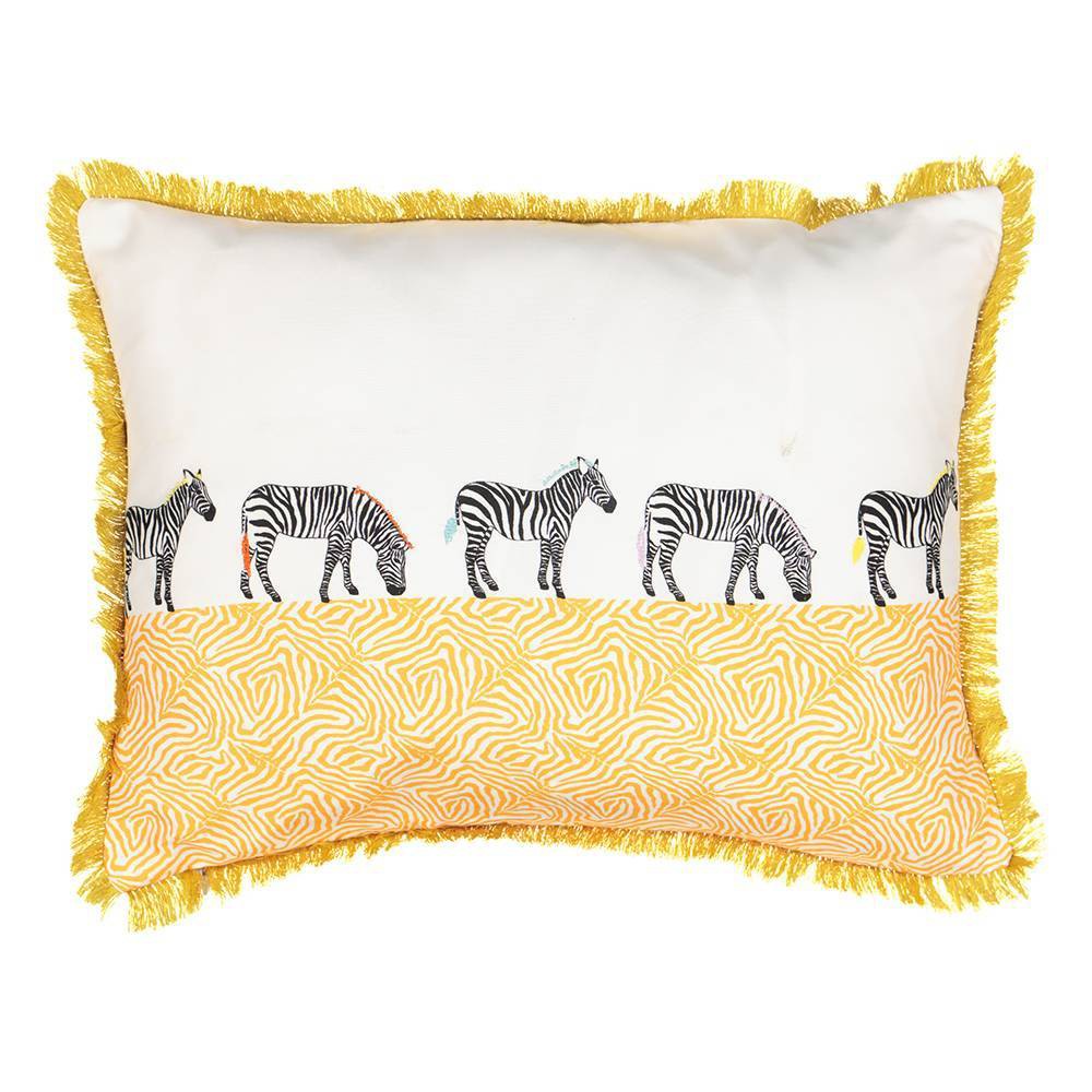 14x20 Wild life Embroidered Zebra Throw Pillow - Spree By Waverly was $28.49 now $14.99 (47.0% off)