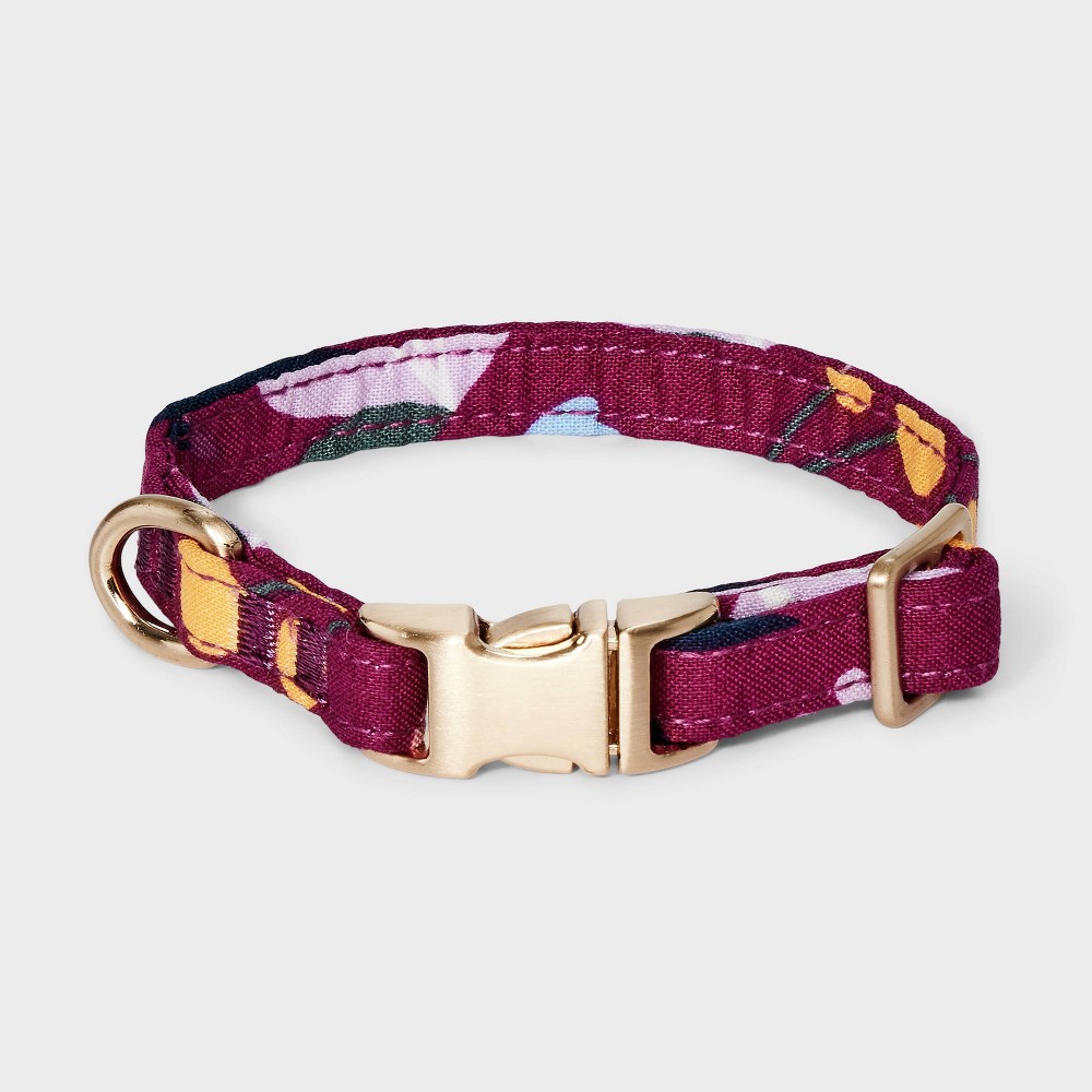 Photos - Collar / Harnesses Floral Fashion Dog Collar - XS - Boots & Barkley™